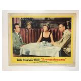 Lonelyhearts original 1959 vintage lobby card