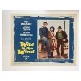 Wild is the Wind original 1958 vintage lobby card