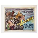 The Looters original 1955 vintage lobby card