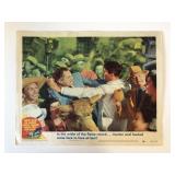 The Bribe original 1949 vintage lobby card