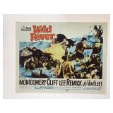Wild River original 1960 vintage lobby card