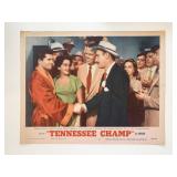 Tennessee Champ original 1954 vintage lobby card