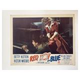 Red, Hot and Blue original 1949 vintage lobby card