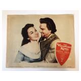 The Vagabond King original 1956 vintage lobby card