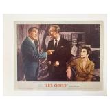Les Girls original 1957 vintage lobby card
