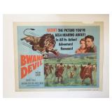 Bwana Devil original 1954 vintage lobby card