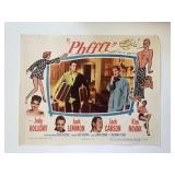 Phffft original 1954 vintage lobby card