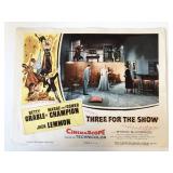 Three for the Show original 1954 vintage lobby...