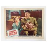 John Loves Mary original 1994 vintage lobby card