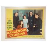 Dangerous Crossing original 1953 vintage lobby...