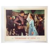 Swordsman of Siena original 1962 vintage lobby...