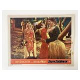 South Sea Woman original 1953 vintage lobby card