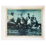Abandon Ship! original 1957 vintage lobby card