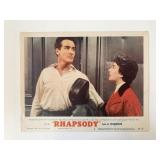 Rhapsody original 1954 vintage lobby card