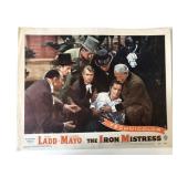 The Iron Mistress original 1952 vintage lobby card
