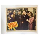 Highways by Night original 1942 vintage lobby card