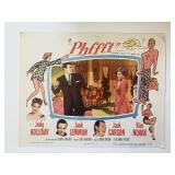 Phffft original 1954 vintage lobby card