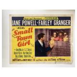 Small Town Girl original 1953 vintage lobby card