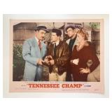 Tennessee Champ original 1954 vintage lobby card
