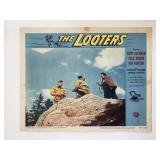 The Looters original 1955 vintage lobby card