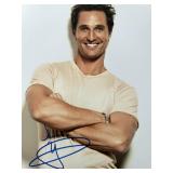 Matthew McConaughey signed photo