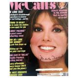 Marlo Thomas and Phil Donahue signed magazine