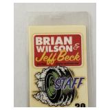Brian Wilson & Jeff Beck Official Backstage Pass