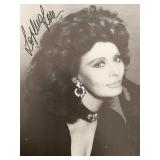 Sophia Loren signed photo
