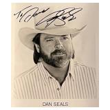 Country music singer Dan Seals Signed Photo