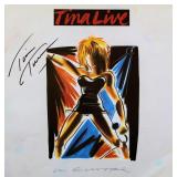 Tina Turner signed album insert