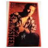 Bruce Springsteen signed promo poster