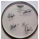 Van Halen signed drum head