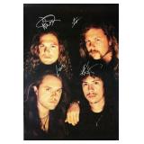 Metallica signed "Elektra Records " promo poster