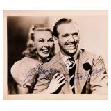 Ginger Rogers and Douglas Fairbanks signed...