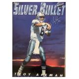 Troy Aikman signed poster.
