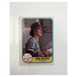 John Butcher signed trading card