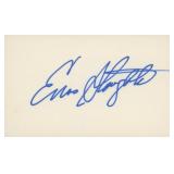 Enos Slaughter original signature