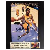 Kobe Bryant signed photo