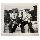 Mouseketeers Spin and Marty signed photo