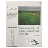 World Golf HOF Nick Price signed magazine page