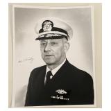 Rear Admiral Paul L. Krinsky signed photo