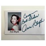 The World in His Arms Ann Blyth original signature