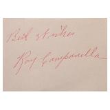 MLB Roy Campanella signature slip