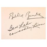 The Wizard of Oz Billie Burke & Bert Lahr...