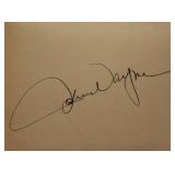John Wayne signature slip