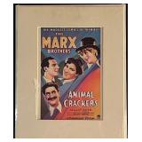 The Marx Brothers Animal Crackers Print Matted
