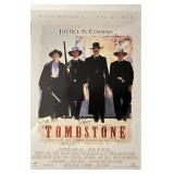 Tombstone cast signed movie poster
