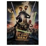 Star Wars The Clone Wars original double-sided...