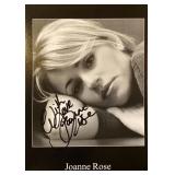 Musician Joanne Rose signed photo