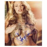 Model Stacy Sanches signed photo